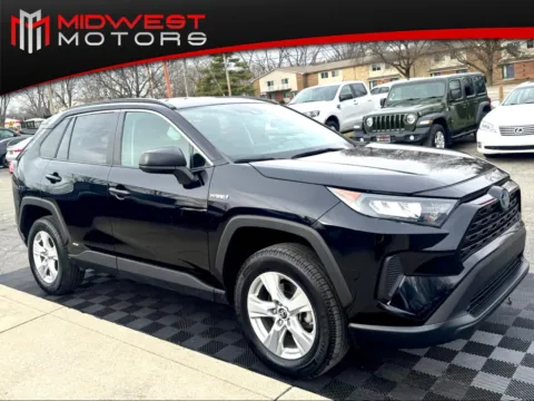 Black 2019 Toyota RAV4 Hybrid LE AWD (Natl) for sale in Indianapolis, IN