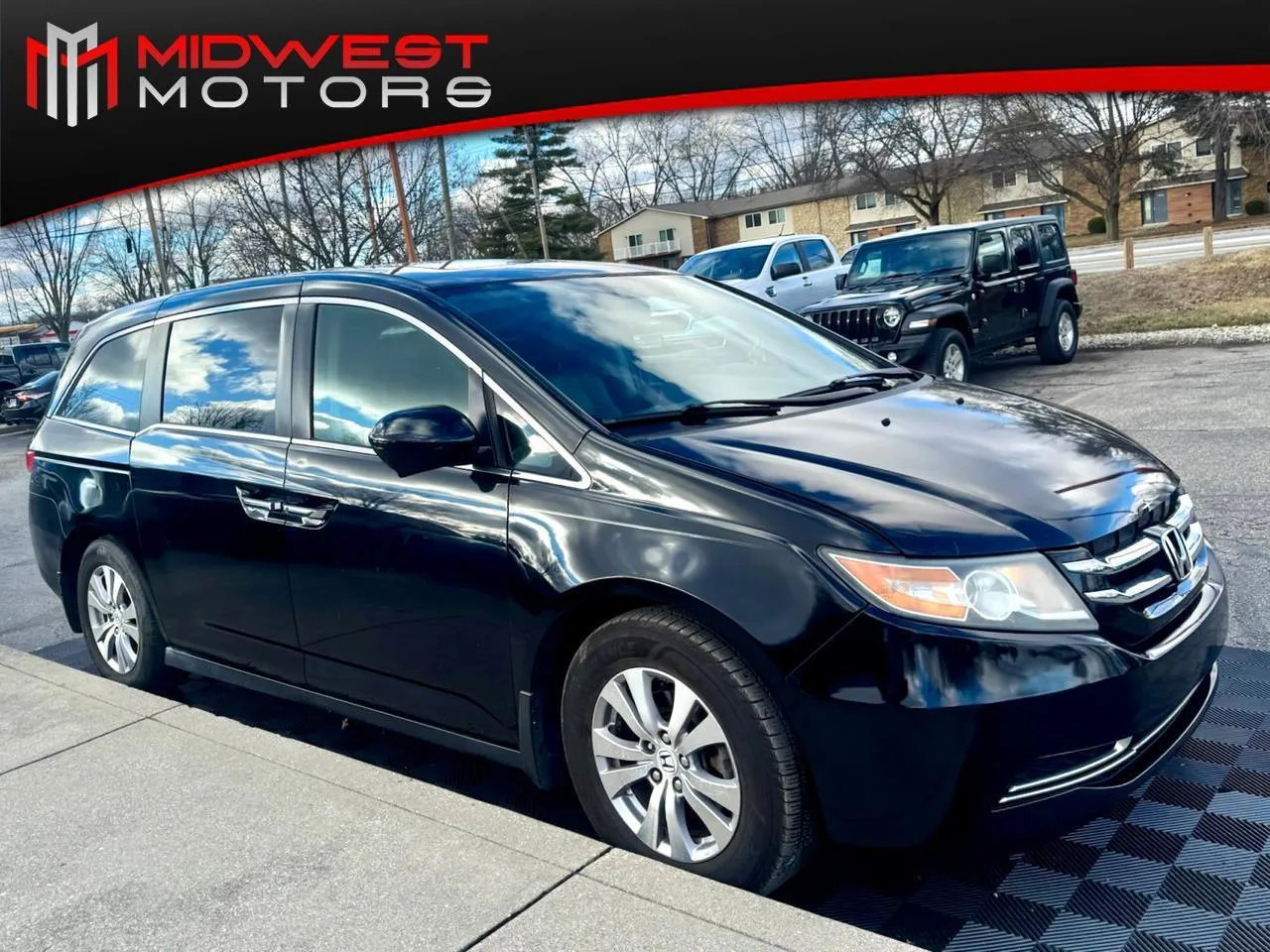 Black 2016 Honda Odyssey 5dr EX-L for sale in Indianapolis, IN