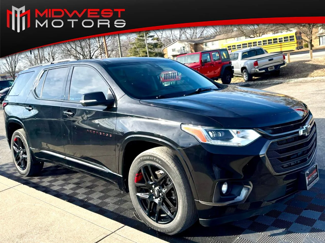 Black 2021 Chevrolet Traverse FWD 4dr Premier for sale in Indianapolis, IN