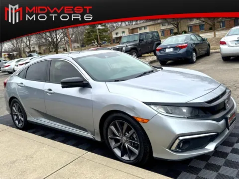 Silver 2021 Honda Civic Sedan EX CVT for sale in Indianapolis, IN