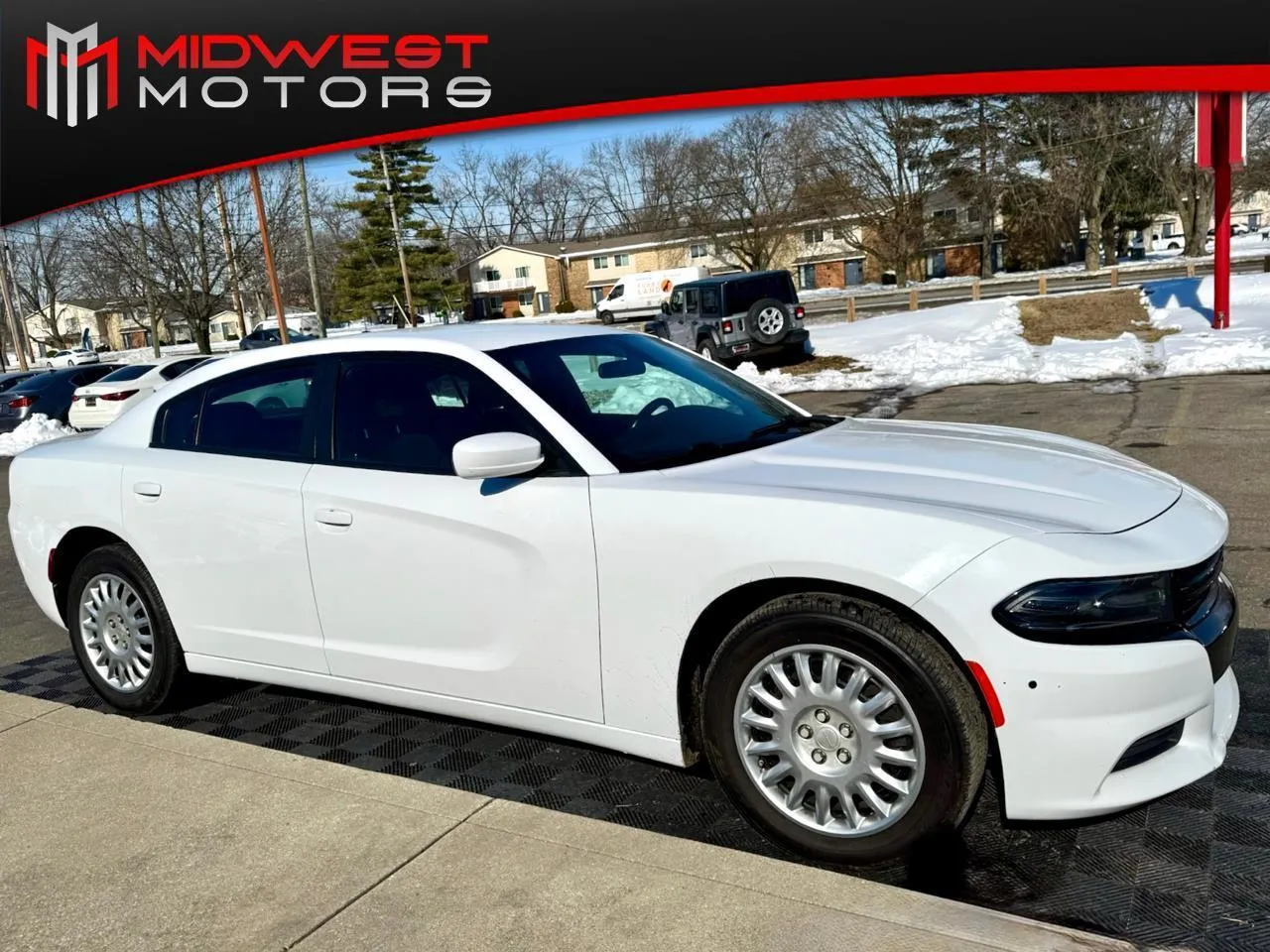 White 2020 Dodge Charger Police AWD for sale in Indianapolis, IN