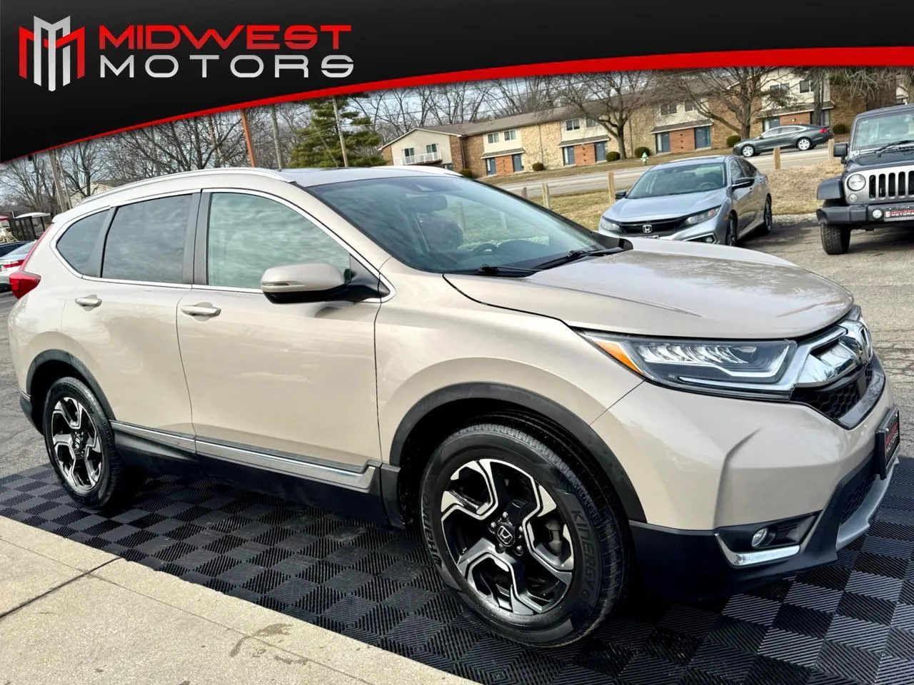 Gold 2017 Honda CR-V Touring AWD for sale in Indianapolis, IN
