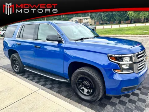 Blue 2019 Chevrolet Tahoe 4WD 4dr Commercial for sale in Indianapolis, IN