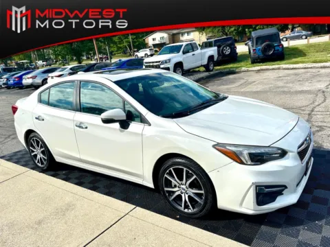 White 2017 Subaru Impreza 2.0i Limited 4-door CVT for sale in Indianapolis, IN