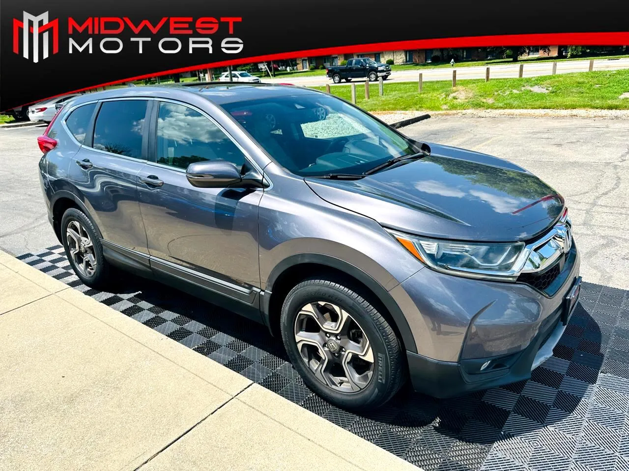 Gray 2018 Honda CR-V EX-L AWD for sale in Indianapolis, IN