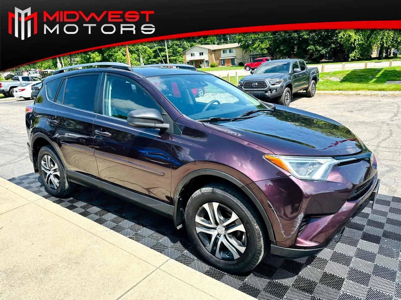 Purple 2018 Toyota RAV4 LE AWD (Natl) for sale in Indianapolis, IN
