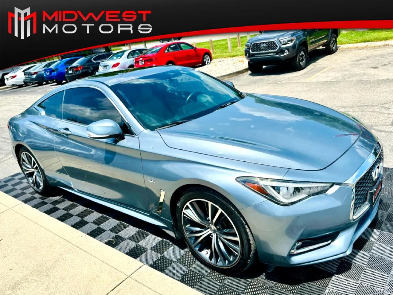 Blue 2017 Infiniti Q60 3.0t Premium AWD for sale in Indianapolis, IN