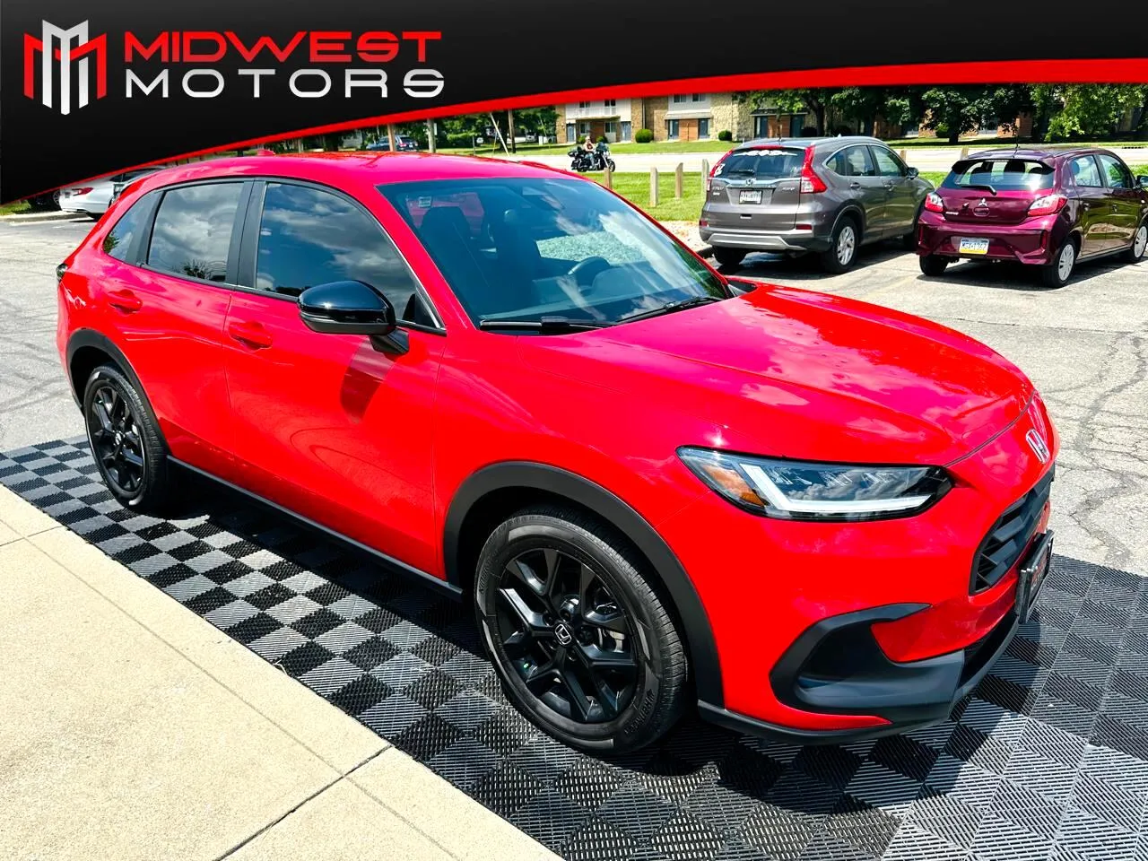 Red 2025 Honda HR-V Sport AWD CVT for sale in Indianapolis, IN