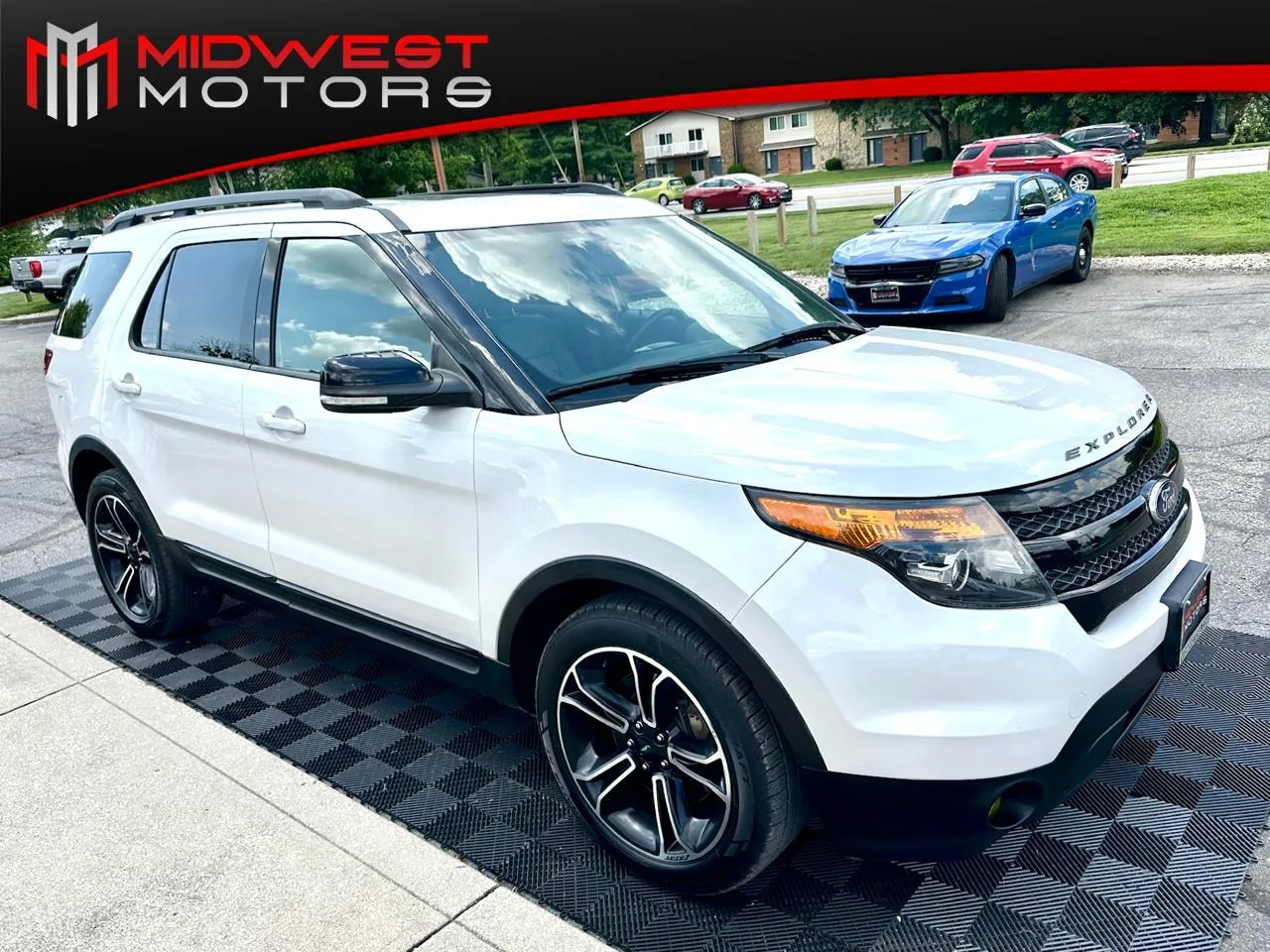 White 2015 Ford Explorer 4WD 4dr Sport for sale in Indianapolis, IN