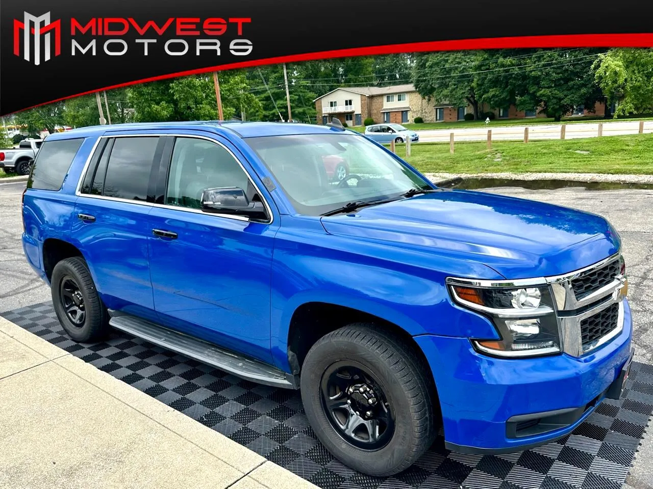 Blue 2017 Chevrolet Tahoe 4WD 4dr Commercial for sale in Indianapolis, IN