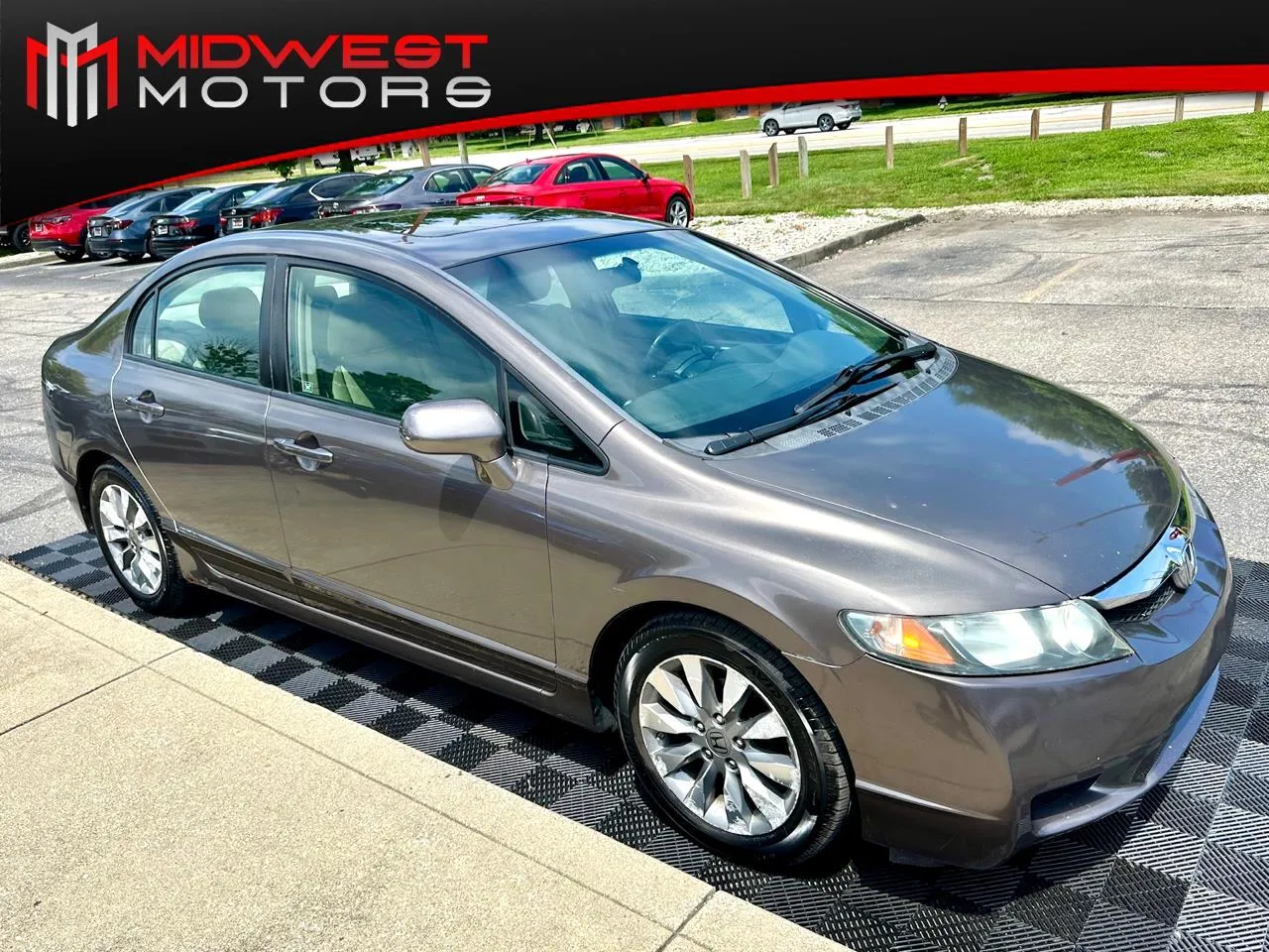 Gray 2010 Honda Civic Sdn 4dr Auto EX-L for sale in Indianapolis, IN