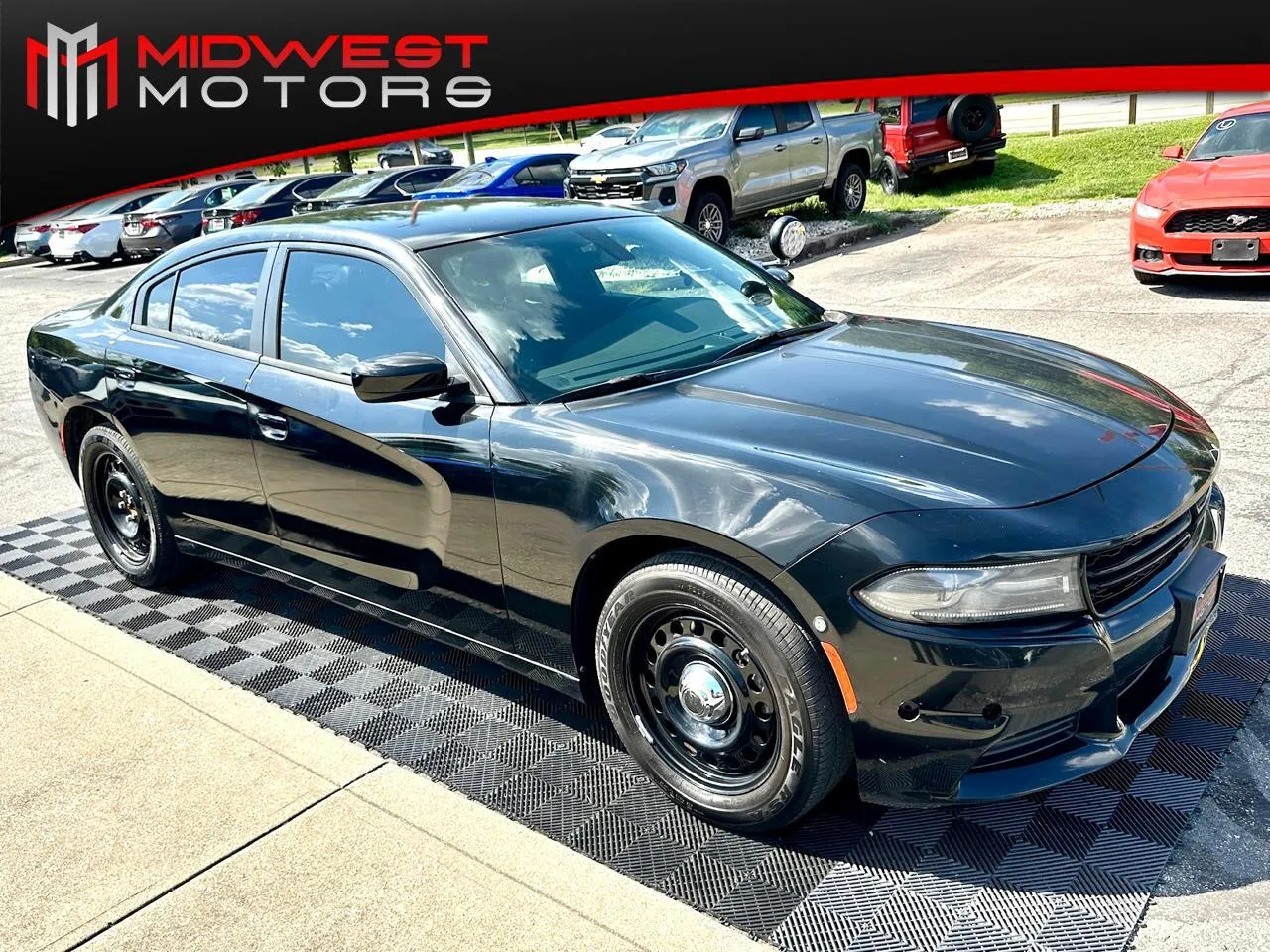 Black 2019 Dodge Charger Police AWD for sale in Indianapolis, IN