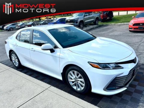 White 2023 Toyota Camry LE Auto (Natl) for sale in Indianapolis, IN
