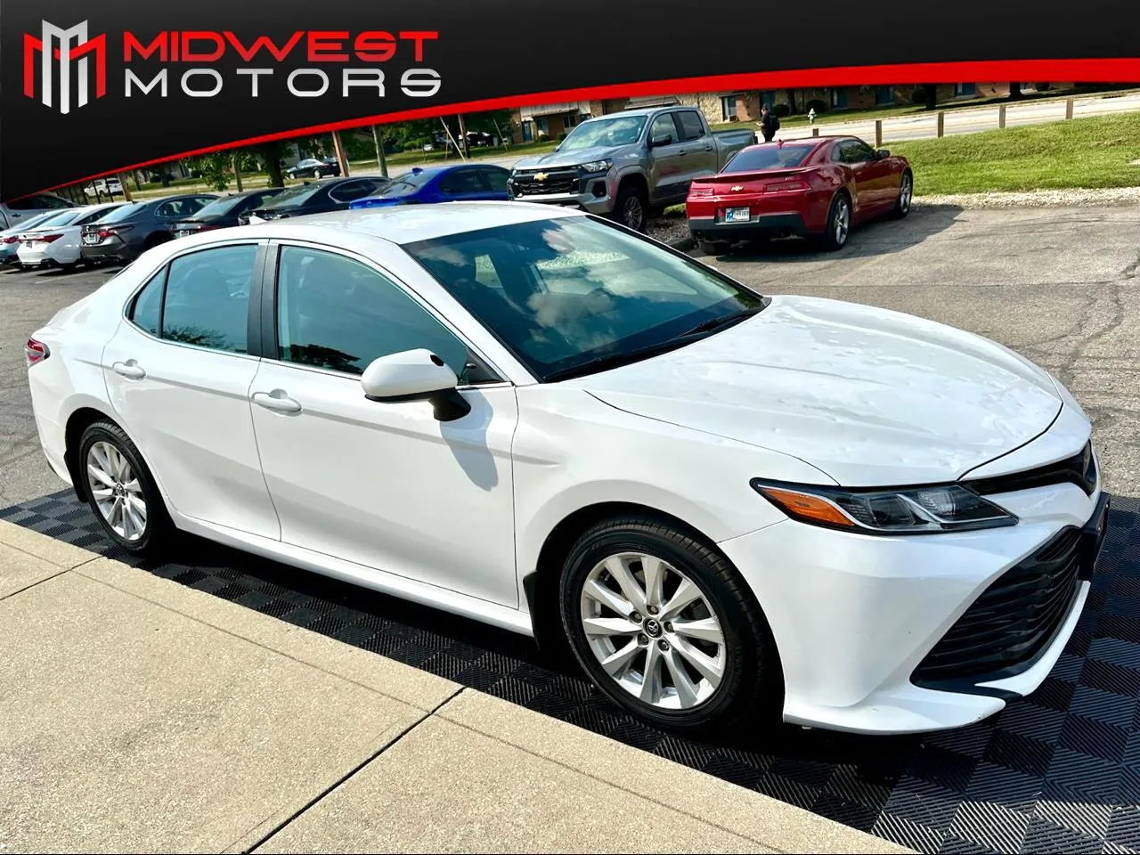 White 2019 Toyota Camry LE Auto (Natl) for sale in Indianapolis, IN