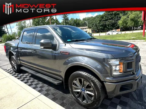 Gray 2018 Ford F-150 Lariat 4WD SuperCrew 5.5 ft Box for sale in Indianapolis, IN