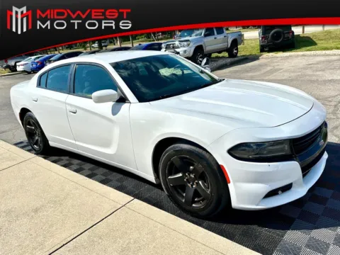 White 2016 Dodge Charger 4dr Sdn Police RWD for sale in Indianapolis, IN