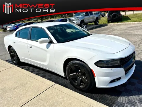 White 2016 Dodge Charger 4dr Sdn Police RWD for sale in Indianapolis, IN