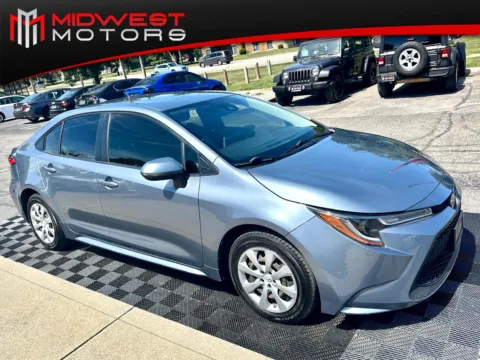 Blue 2021 Toyota Corolla LE CVT (Natl) for sale in Indianapolis, IN