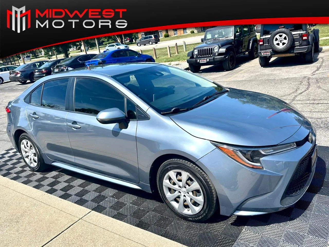 Blue 2021 Toyota Corolla LE CVT (Natl) for sale in Indianapolis, IN