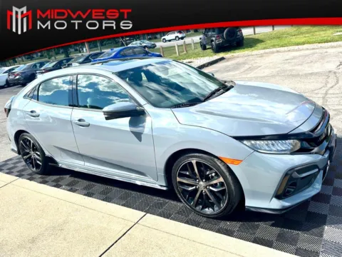 Gray 2021 Honda Civic Hatchback Sport Touring CVT for sale in Indianapolis, IN