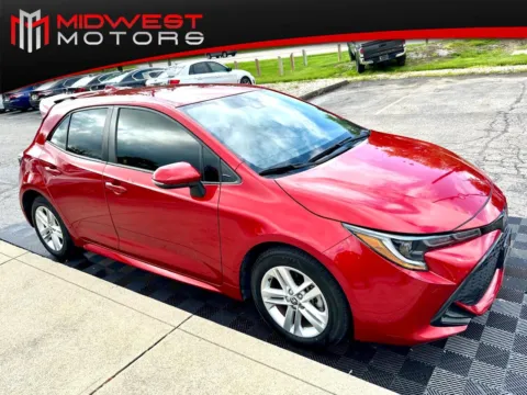 Red 2021 Toyota Corolla Hatchback SE (Natl) for sale in Indianapolis, IN