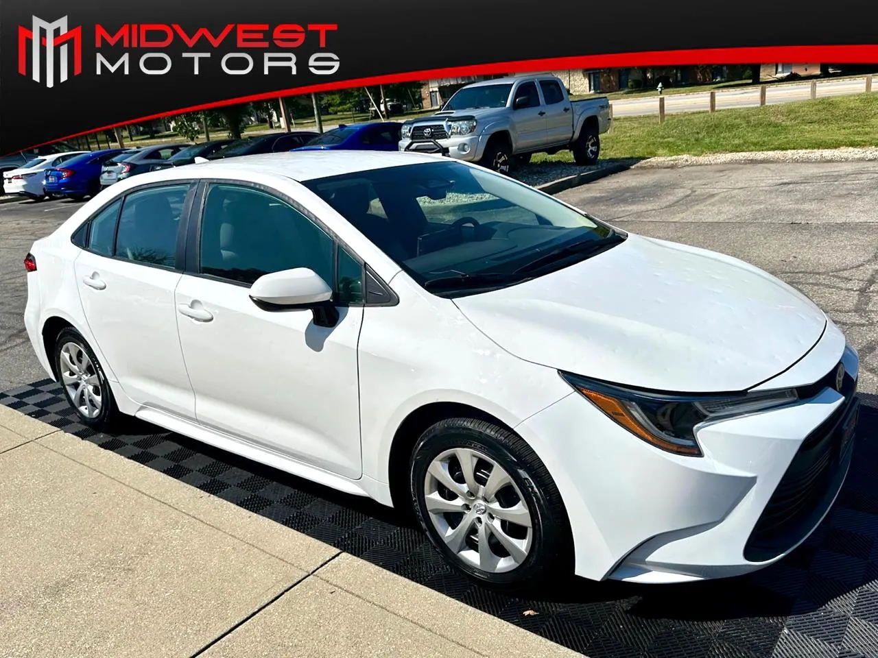 White 2024 Toyota Corolla LE CVT (Natl) for sale in Indianapolis, IN