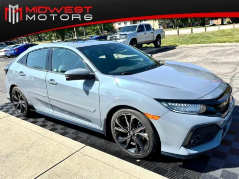 Gray 2019 Honda Civic Hatchback Sport Touring CVT for sale in Indianapolis, IN