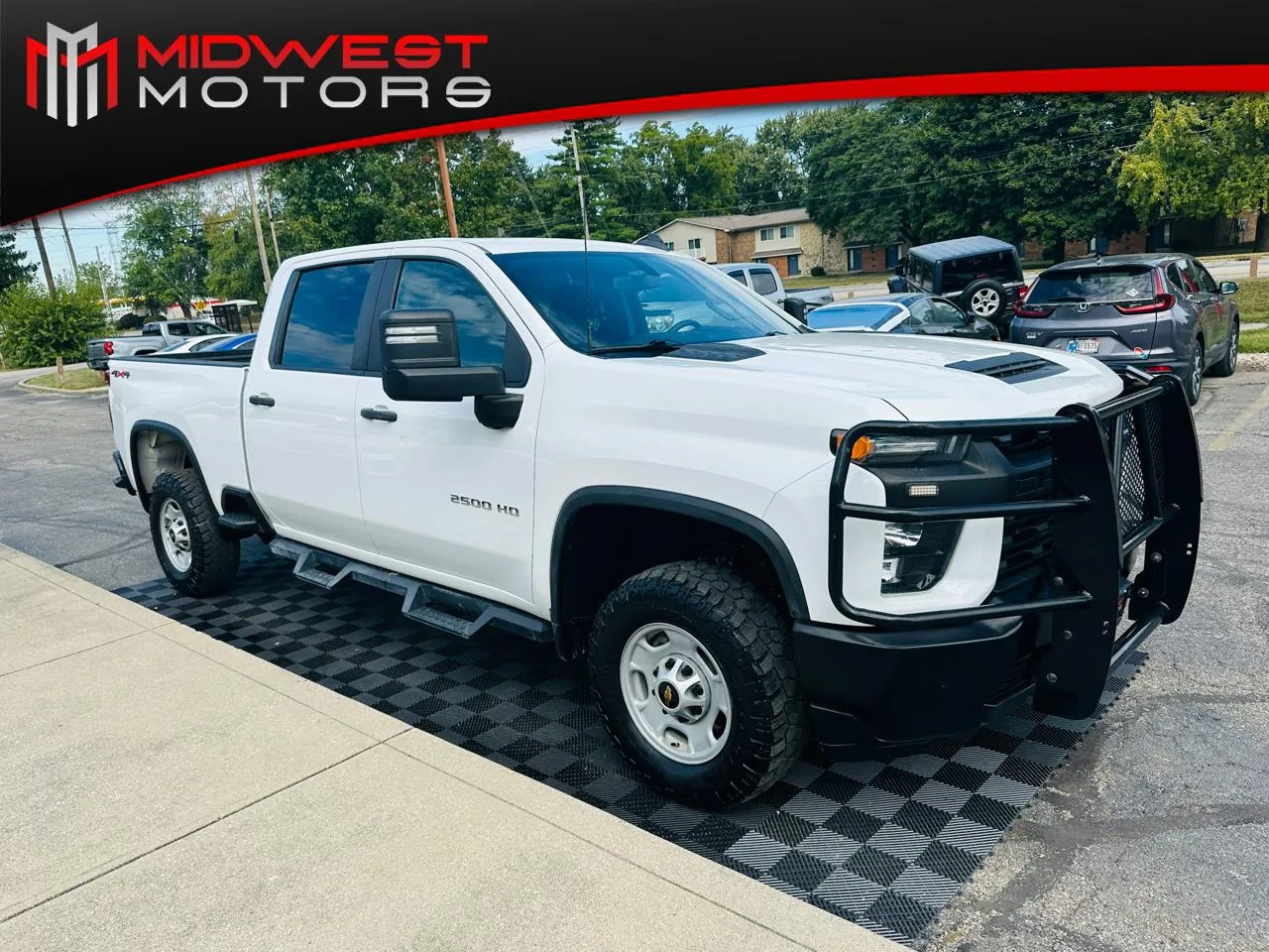 White 2023 Chevrolet Silverado 2500HD 4WD Crew Cab 159 in Work Truck for sale in Indianapolis, IN