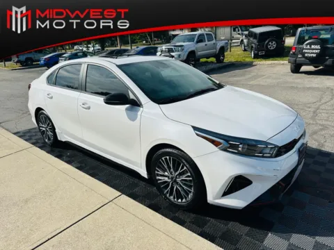 White 2023 Kia Forte GT-Line IVT for sale in Indianapolis, IN