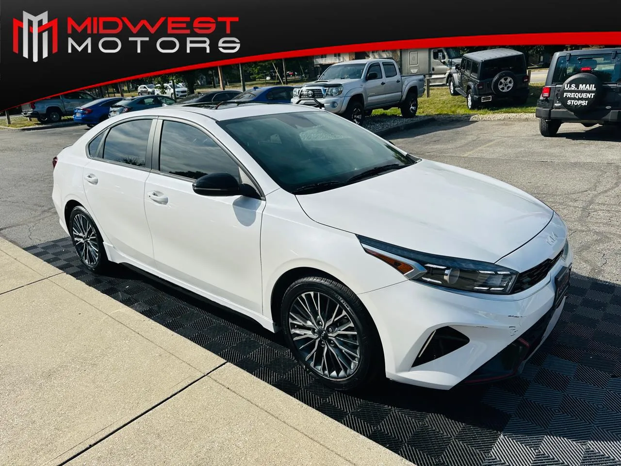 White 2023 Kia Forte GT-Line IVT for sale in Indianapolis, IN