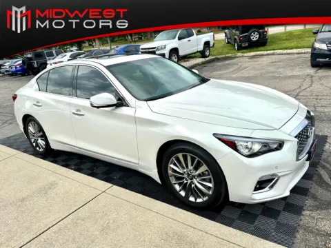 White 2024 Infiniti Q50 LUXE AWD for sale in Indianapolis, IN