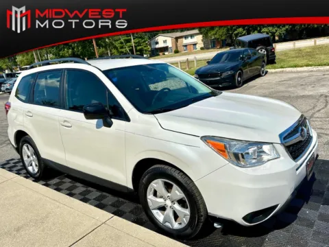 White 2015 Subaru Forester 4dr CVT 2.5i PZEV for sale in Indianapolis, IN