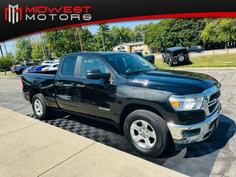 Black 2019 RAM 1500 Tradesman 4x2 Quad Cab 6 ft4 in Box for sale in Indianapolis, IN