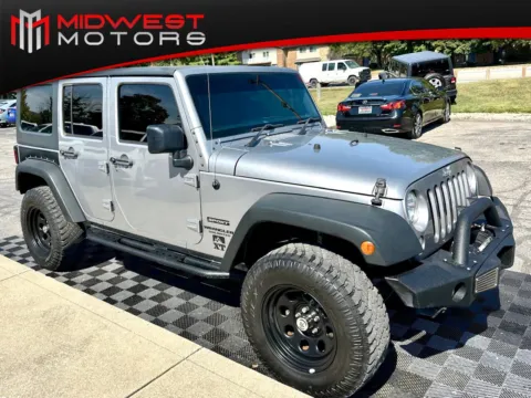 Silver 2017 Jeep Wrangler Unlimited Sport RHD 4x4 for sale in Indianapolis, IN