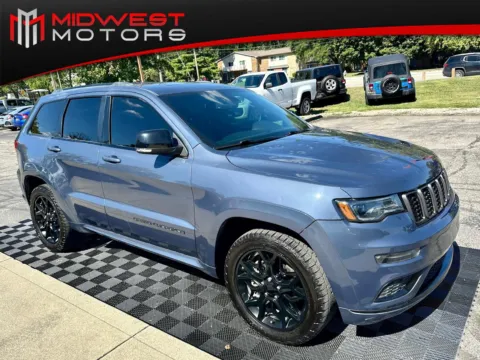 Blue 2021 Jeep Grand Cherokee Limited X 4x4 for sale in Indianapolis, IN