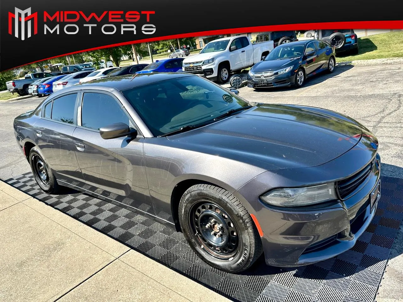 Gray 2018 Dodge Charger Police AWD for sale in Indianapolis, IN