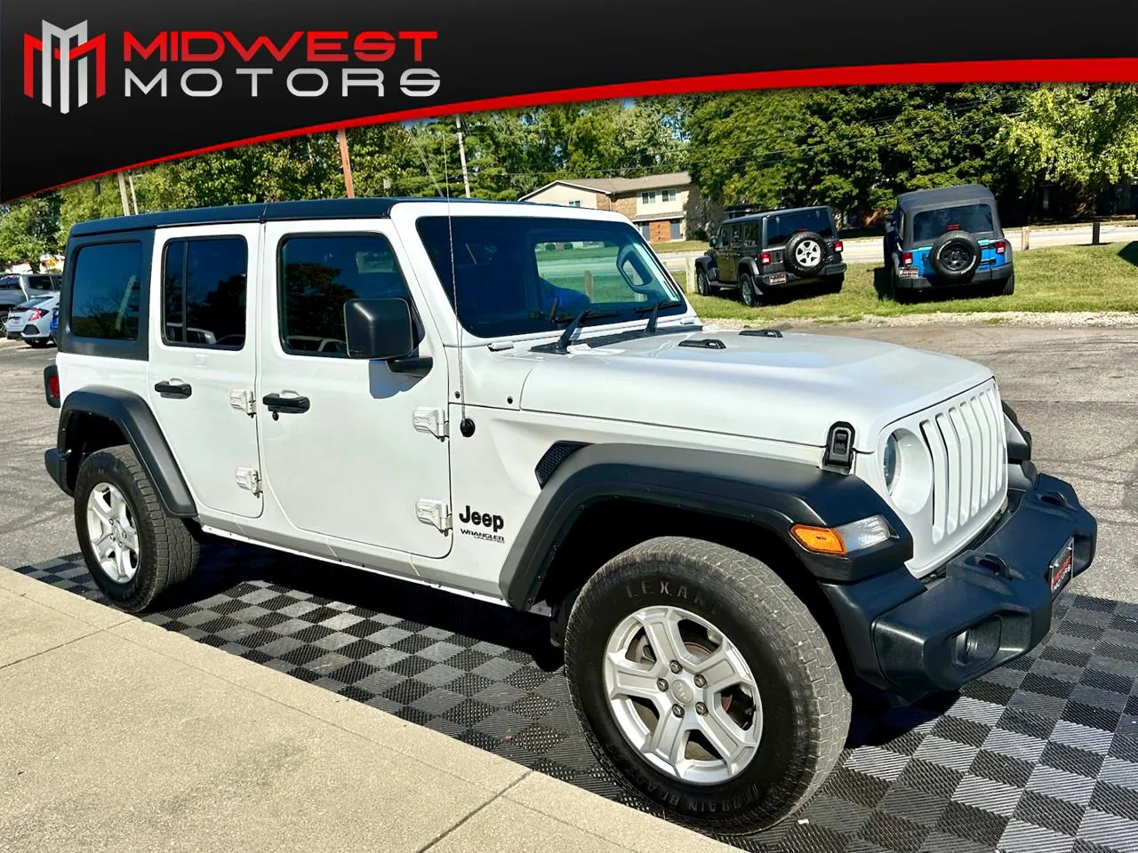 White 2022 Jeep Wrangler Unlimited Sport 4x4 RHD for sale in Indianapolis, IN