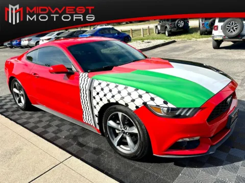Red 2016 Ford Mustang 2dr Fastback V6 for sale in Indianapolis, IN