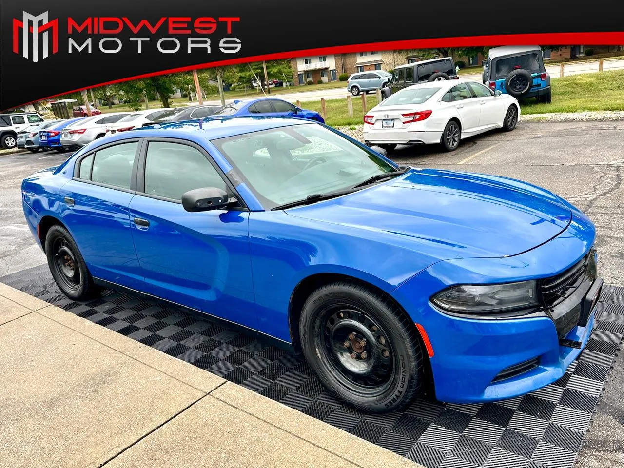 Blue 2017 Dodge Charger Police AWD for sale in Indianapolis, IN