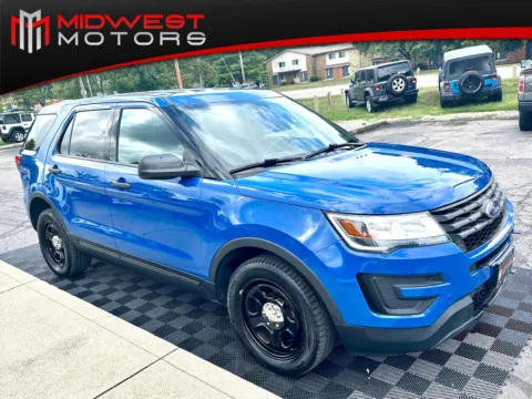 Blue 2018 Ford Police Interceptor Utility AWD for sale in Indianapolis, IN