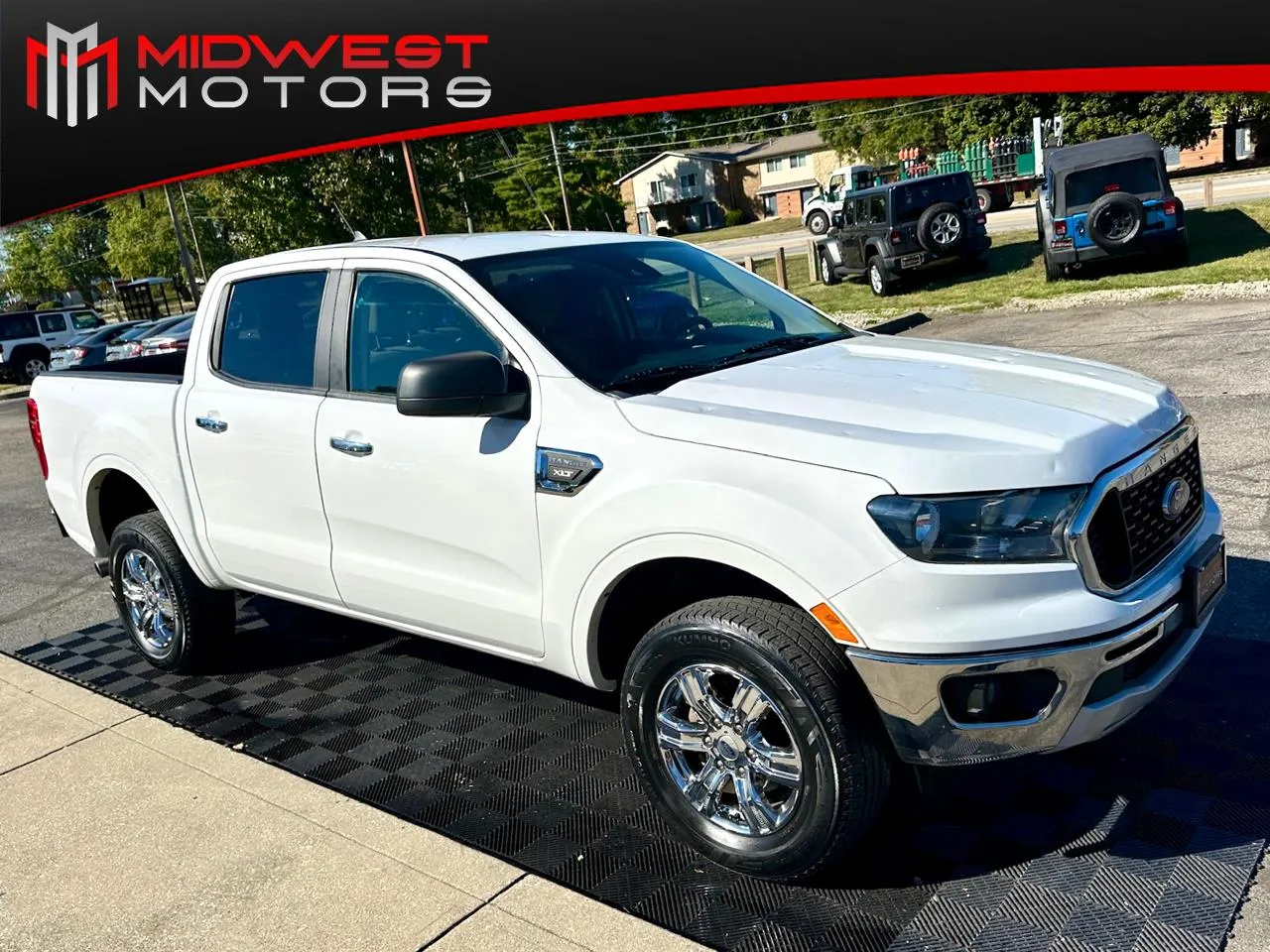 White 2021 Ford Ranger XLT 2WD SuperCrew 5 ft Box for sale in Indianapolis, IN