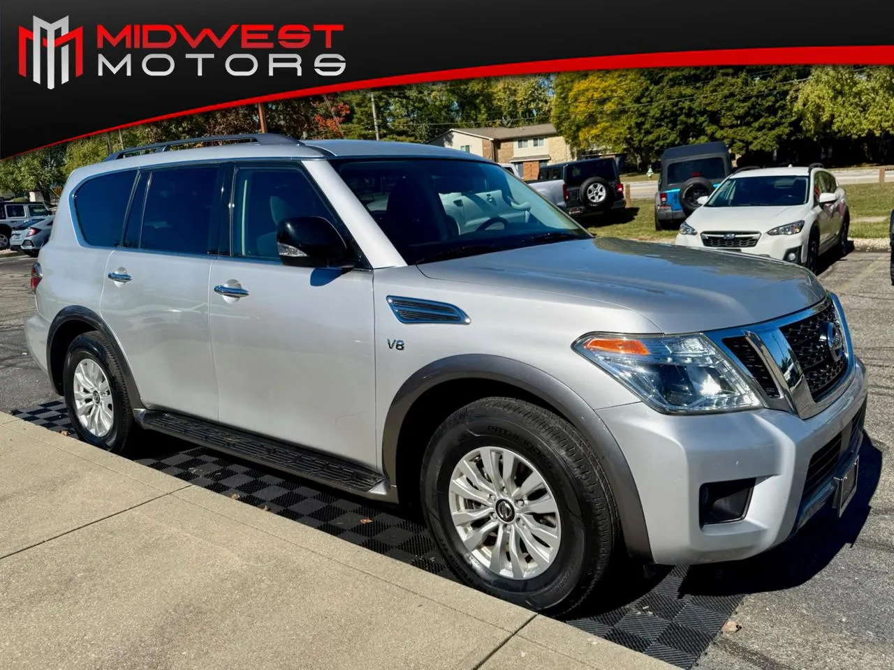 Silver 2020 Nissan Armada 4x2 SV for sale in Indianapolis, IN