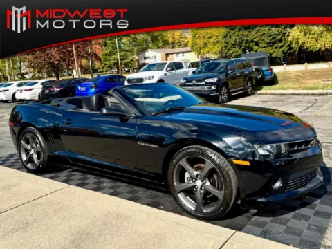 Black 2014 Chevrolet Camaro 2dr Conv LT w/2LT for sale in Indianapolis, IN