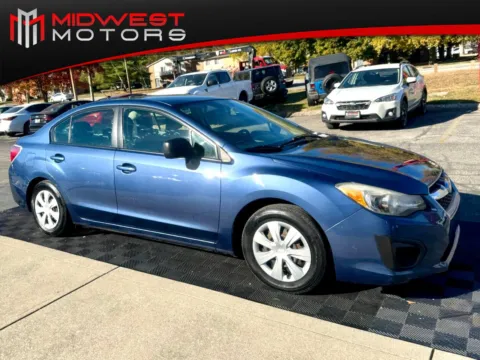 Blue 2013 Subaru Impreza Sedan 4dr Auto 2.0i for sale in Indianapolis, IN