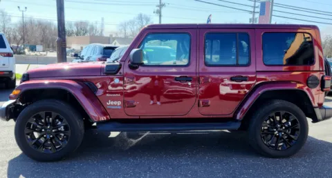 Photos of 2022 Jeep Wrangler 4xe Unlimited Sahara for sale in Cinnaminson, NJ at Majestic Automotive Group