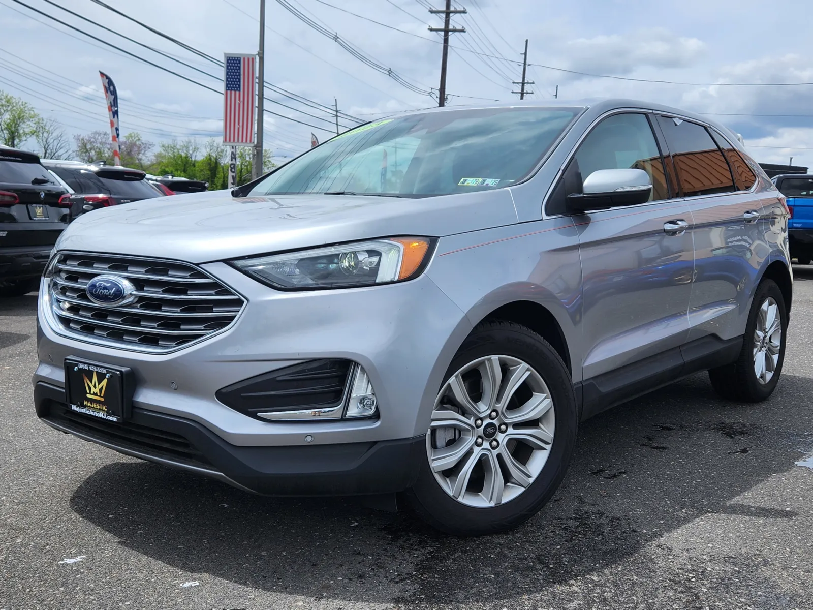 Silver 2023 Ford Edge Titanium for sale in Cinnaminson, NJ