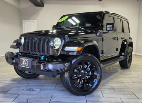 Black 2021 Jeep Wrangler 4xe Unlimited Sahara High Altitude for sale in Cinnaminson, NJ