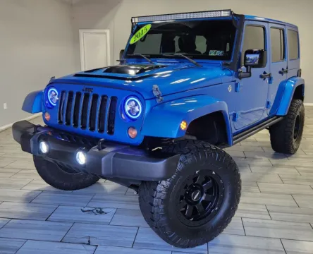 Blue 2015 Jeep Wrangler Unlimited Altitude for sale in Cinnaminson, NJ
