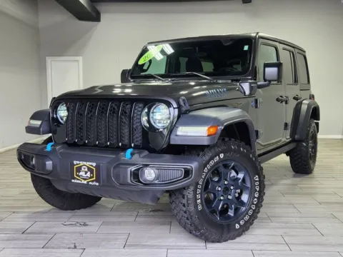 Gray 2023 Jeep Wrangler 4xe 4x4 Hybrid Plug-In Power, 4WD Adventure, Bluetooth Connectivity for sale in Cinnaminson, NJ