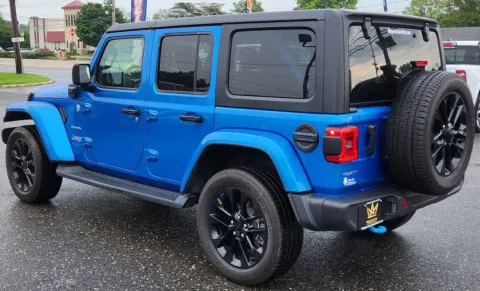 Another view of 2023 Jeep Wrangler 4xe Sahara 4x4 for sale in Cinnaminson, NJ at Majestic Automotive Group
